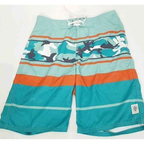 LIFE IS GOOD Bold Coast Board Shorts Swim Camo - Picture 1 of 3
